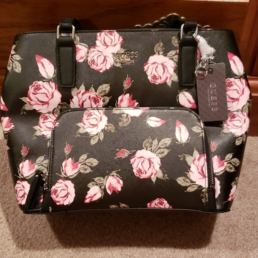 Guess floral purse